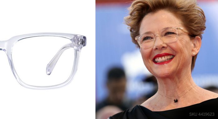 Clear rectangular eyeglasses frames. SKU 4419623