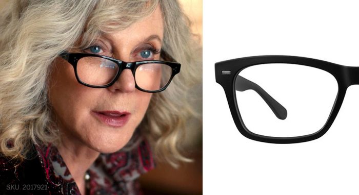 Black rectangular eyeglasses with SKU 2017921.